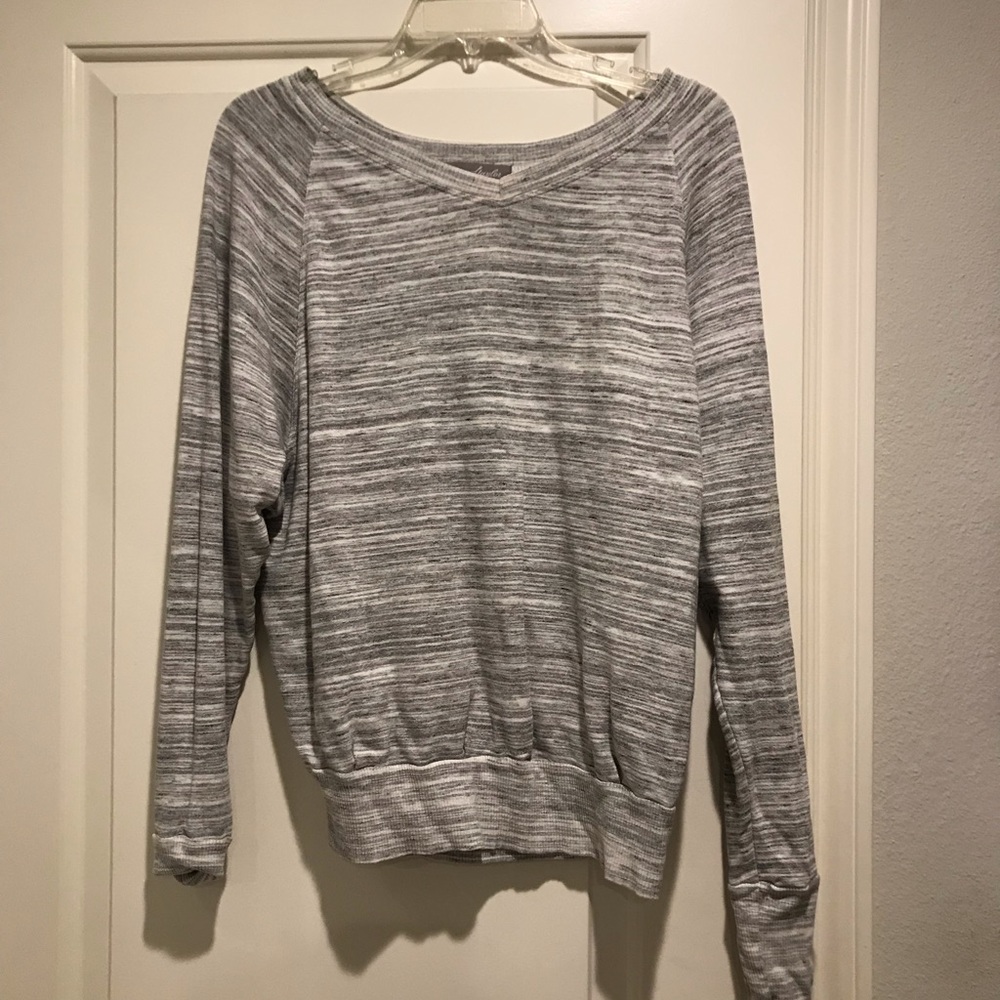 Grey pullover sweater